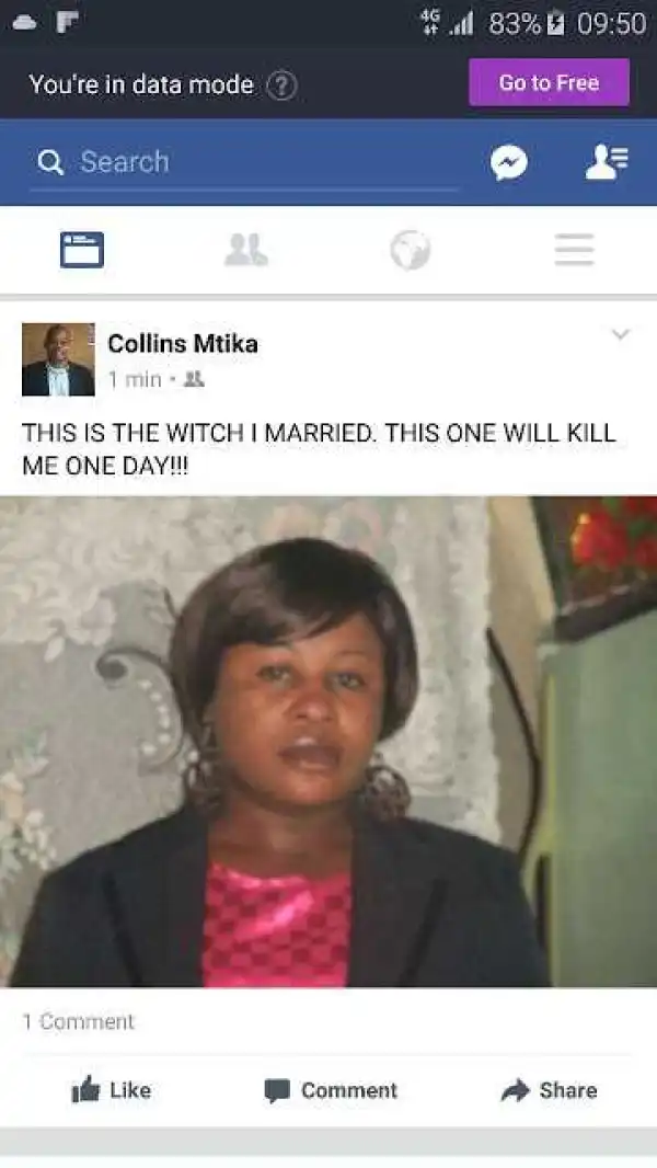 CHAI! Man Shows Off ‘The ‘Witch’ He Married That Will ‘Kill’ Him One Day..